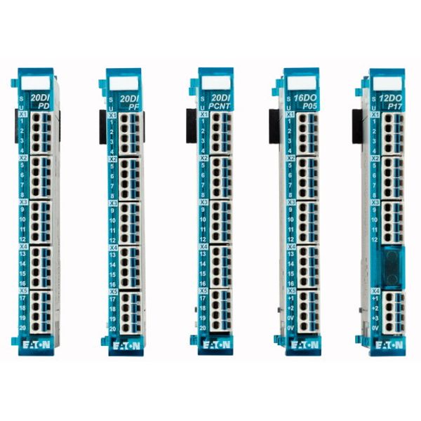 Digital input module, 20 digital inputs 24 V DC each, pulse-switching, 2/4 CNT, 25 kHz image 1