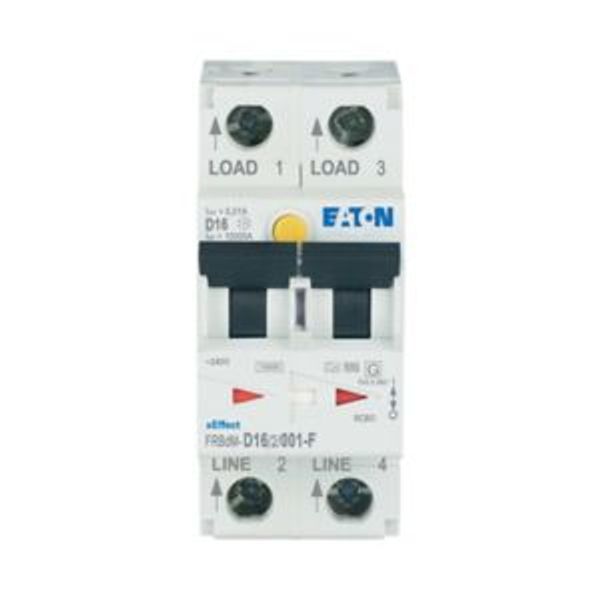 Digital RCD/MCB combination, 16 A, 10 mA, MCB trip characteristic: D, 2p, RCD trip characteristic: F image 4