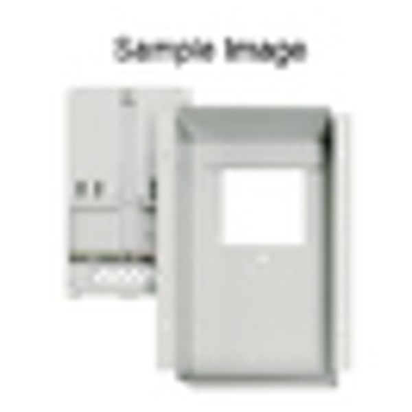 Meter box insert 8 Modul heights / 1-row, 5 meter panels image 2