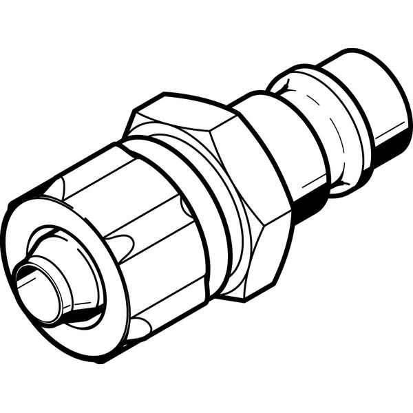 KS4-CK-9 Quick coupling plug image 1