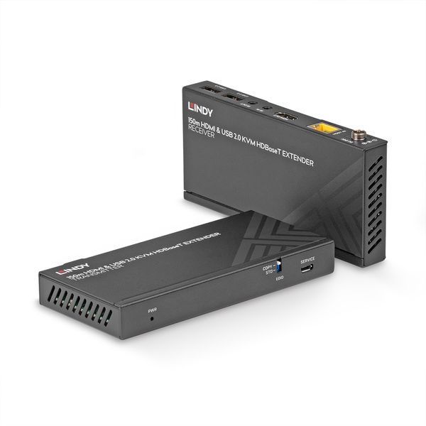 150m Cat.6 HDMI 4K60, USB 2.0 & IR HDBaseT KVM Extender Extend HDMI® and USB signals up to 150m via HDBaseT image 2