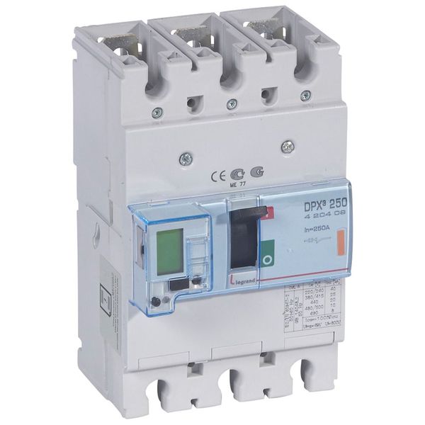 MCCB electronic + energy metering - DPX³ 250 - Icu 25 kA - 400 V~ - 3P - 250 A image 2