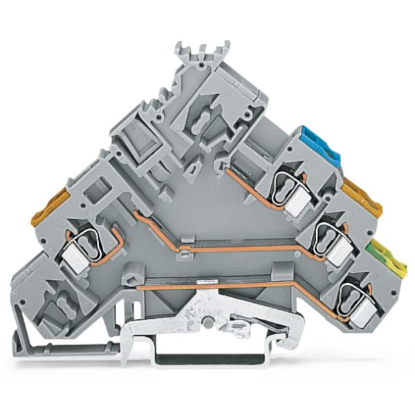 3-conductor actuator supply terminal block with ground contact with co image 2