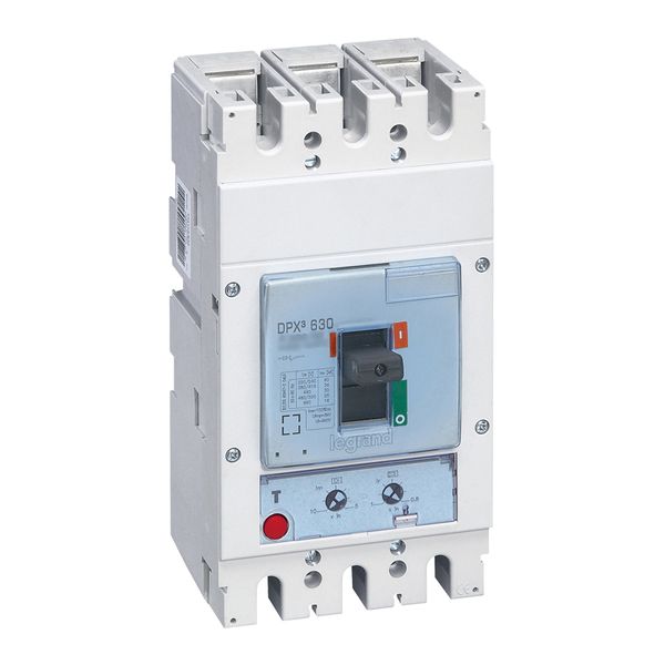 MCCB DPX³ 630 - thermal magnetic - 3P - Icu 36 kA (400 V~) - In 500 A image 1