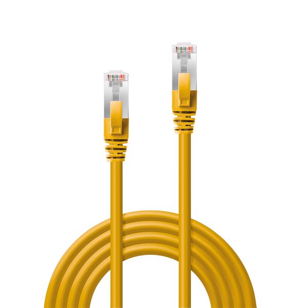 3m Cat.6 S/FTP LSZH Network Cable, Yellow RJ45, M/M, 250MHz, Copper, 26AWG image 2