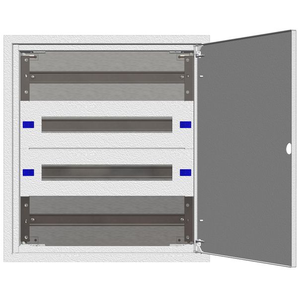 Flat Enclosure Flush mounted 2U-21K, H=1055 W=590 D=100mm image 1