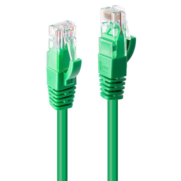 10m Cat.6 U/UTP Network Cable, Green RJ45, M/M, 250MHz, Copper image 1