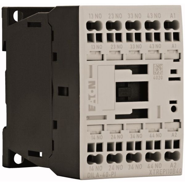 Contactor relay, 220 V 50/60 Hz, 4 N/O, Push in terminals, AC operation image 3