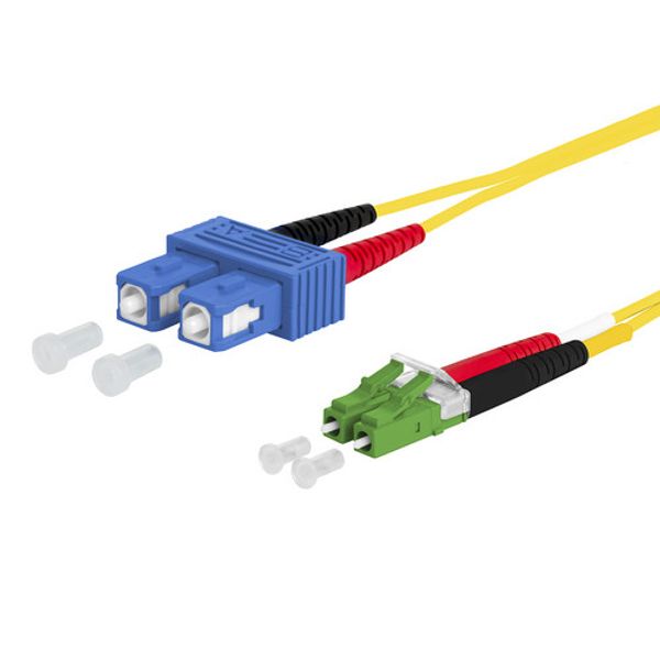 OpDAT patch cord SC-D/LC-D APC OS2, 2.0 m image 3