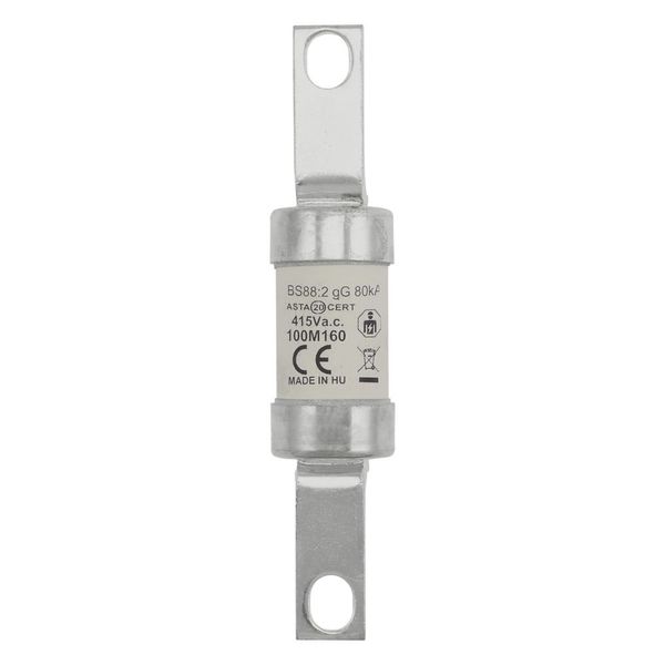 Fuse-link, LV, 100 A, AC 415 V, BS88/B1, 26 x 126 mm, gM, BS, 100M160 image 11