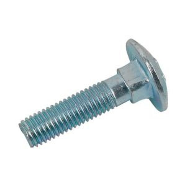 Flat round screw, M8x70 image 2