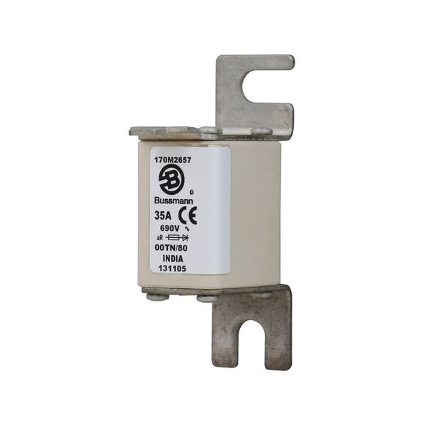 Fuse-link, high speed, 35 A, AC 690 V, size 00, 30 x 67 x 100 mm, gR, DIN, IEC, single indicator image 18