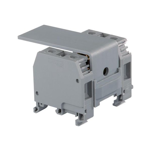 MB70/10,P4, DISTRIBUTION TERMINAL BLOCK, YELLOW, 74MM SPACING, SCREW CLAMP, 68X44.2MM image 1