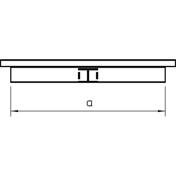 LKM T60200FS T piece with cover 60x200mm image 2