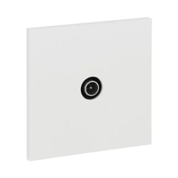 Art d'Arnould universe Epure single television socket - satin white image 1