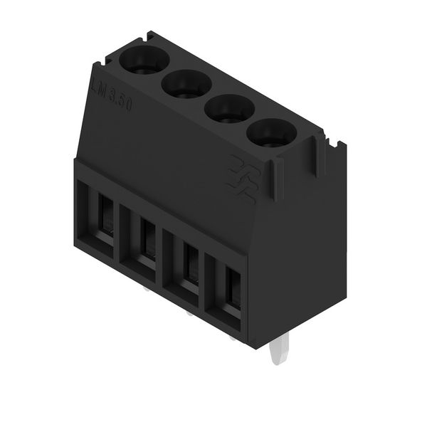 PCB terminal, 3.50 mm, Number of poles: 4, Conductor outlet direction: image 3