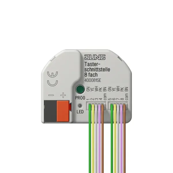 JG 40008 1S E KNX button interface 8-fold image 1