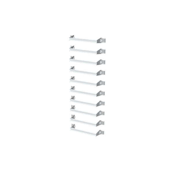 QAD0030P1 DIN rail, 170 mm x 728 mm x 230 mm image 2