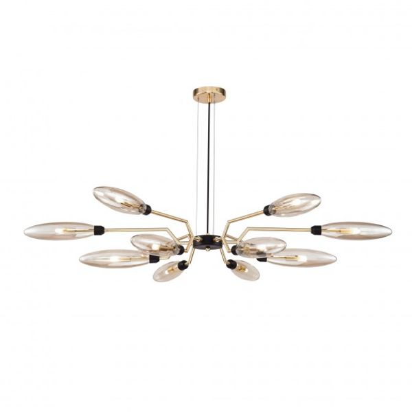 Modern Ventura Pendant Lamp Matt Gold image 1