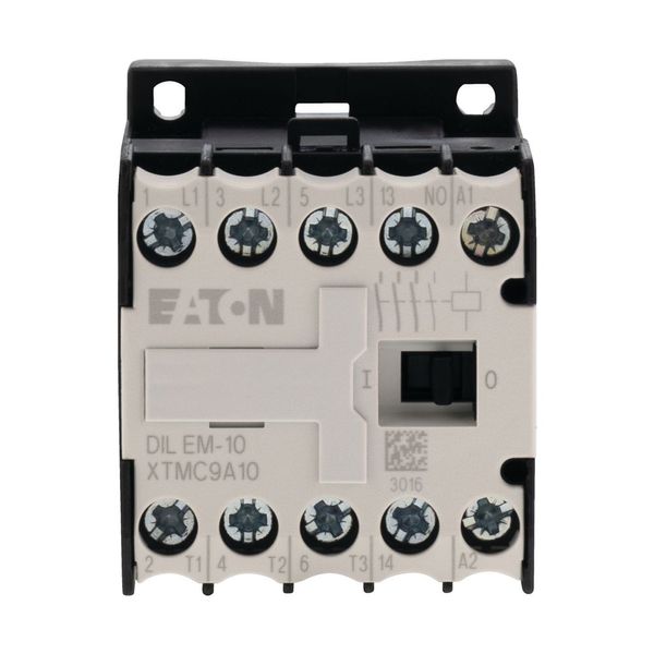 Contactor, 230 V 50 Hz, 240 V 60 Hz, 3 pole, 380 V 400 V, 4 kW, Contacts N/O = Normally open= 1 N/O, Screw terminals, AC operation image 7