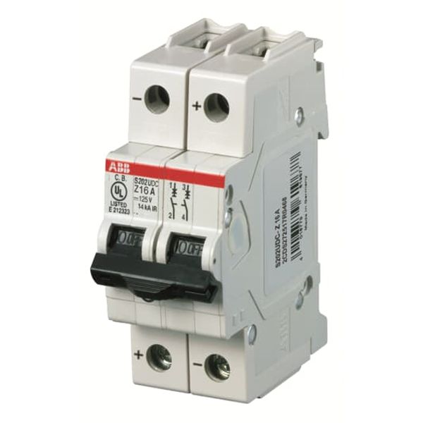 S202UDC-Z4 Miniature Circuit Breaker - 2P - Z - 4 A image 2