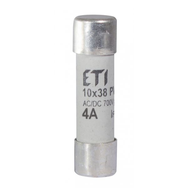 Fuse link, CH10x38 gR 4A/700V AC/DC image 1