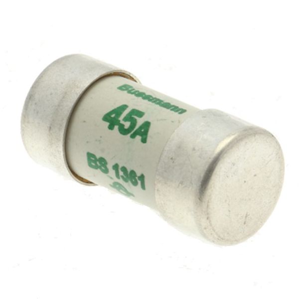 Fuse-link, low voltage, 45 A, AC 240 V, BS1361, 17 x 35 mm, BS image 5