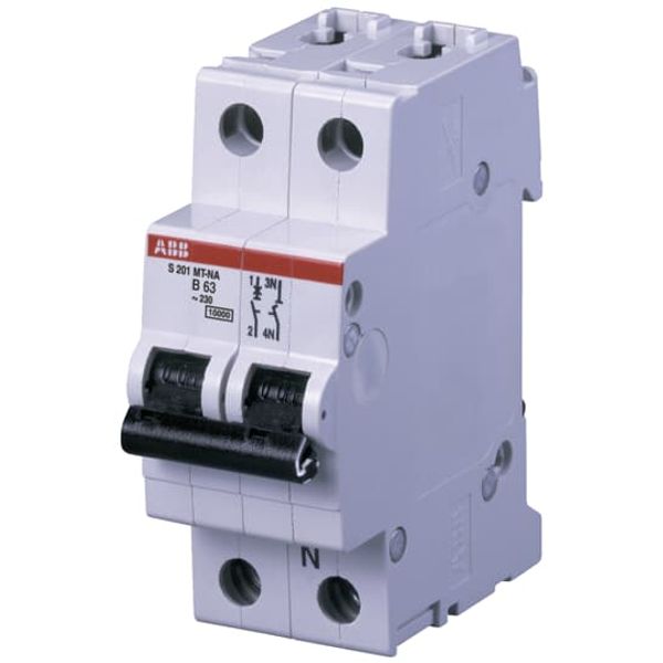 S201MT-C1NA Miniature Circuit Breaker - 1+NP - C - 1 A image 2