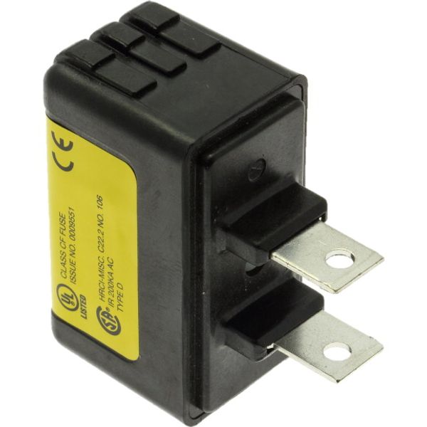 Fuse-link, low voltage, 45 A, AC 600 V, DC 300 V, 26 x 29 x 55 mm, CF, J, 1P, UL, CSA, time-delay image 3