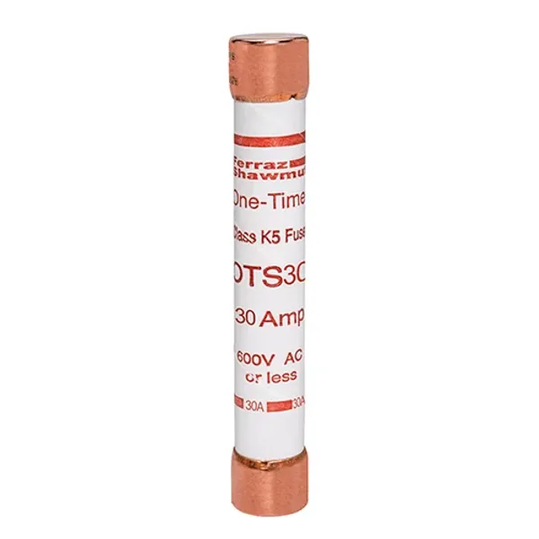 Fuse OTS - Class K5 - Fast-Acting 600VAC 300VDC 30A Ferrule image 1