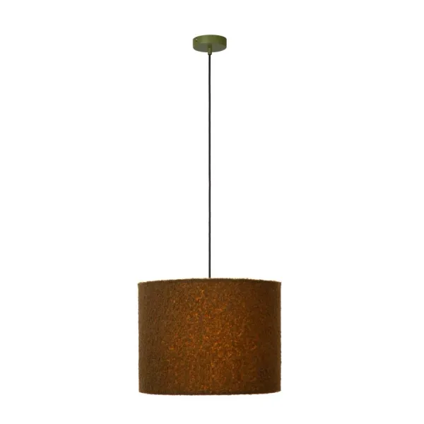 Lucide WOOLLY - Hanging lamp - Ø 40 cm - 1xE27 - Green image 1