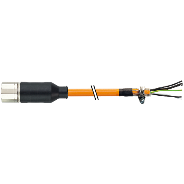 M23 SERVO CABLE Specification: 6FX5002-5DG10-1BJ0 image 1