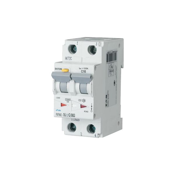 RCD/MCB combination, 20 A, 300 mA, MCB trip characteristic: B, 2p, RCD trip characteristic: AC image 2