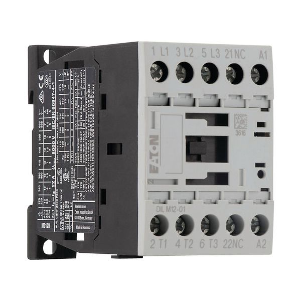 Contactor, 3 pole, 380 V 400 V 5.5 kW, 1 NC, 24 V 50 Hz, AC operation, Screw terminals image 10