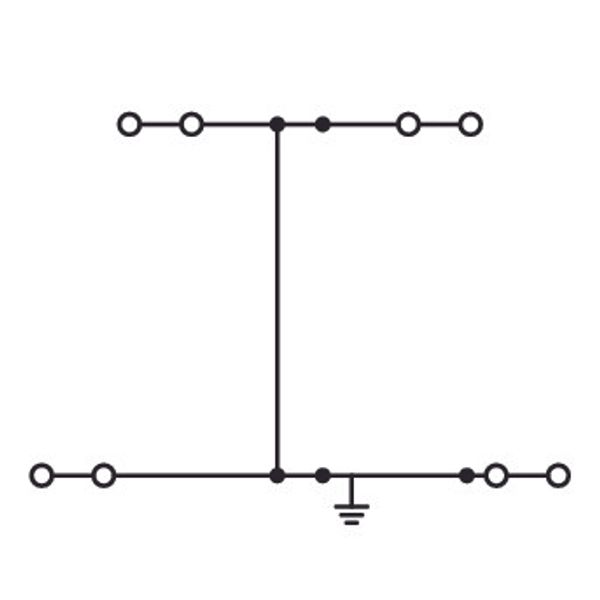 4-conductor double deck terminal block image 3