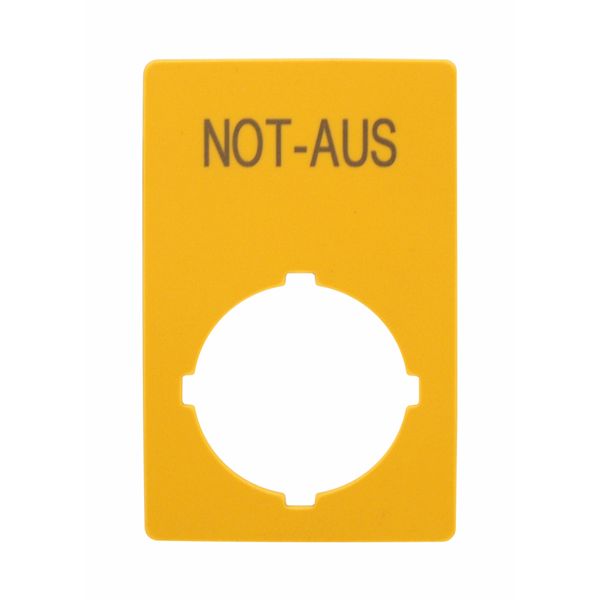 Emerg.stop label 33*50 image 1