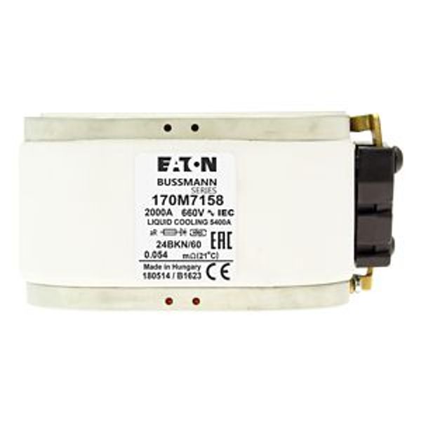 Fuse-link, high speed, 2000 A, AC 660 V, size 4, 120 x 230 x 58 mm, aR, IEC, single indicator image 5