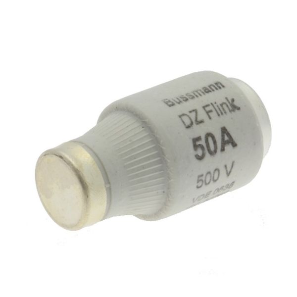 Fuse-link, low voltage, 50 A, AC 500 V, D3, 27 x 18 mm, gR, IEC, fast-acting image 3