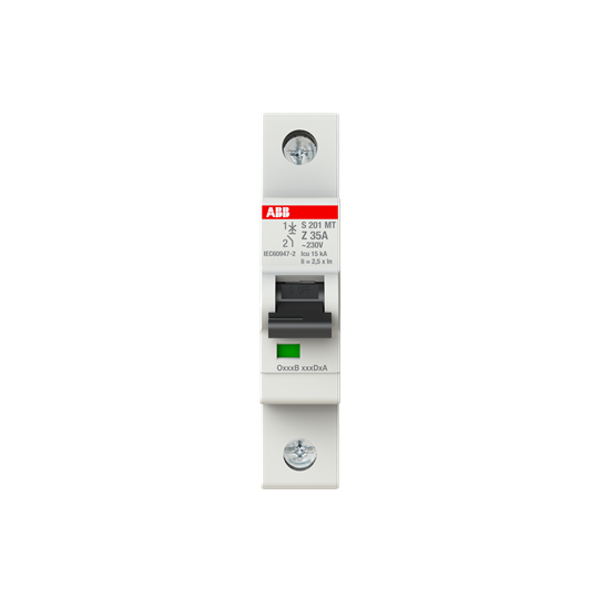 S201MT-Z35 Miniature Circuit Breakers MCBs - 1P - Z - 35 A image 4