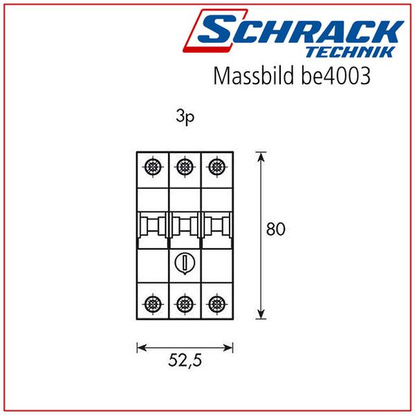 Motor Protection Circuit Breaker, 3-pole, 0.16-0.25A image 3