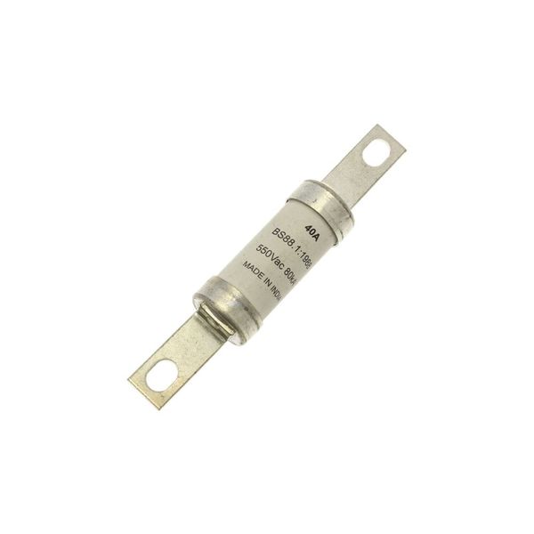 Fuse-link, low voltage, 40 A, AC 500 V, DC 250 V, BS88, 21 x 114 mm, gL/gG, BS image 2