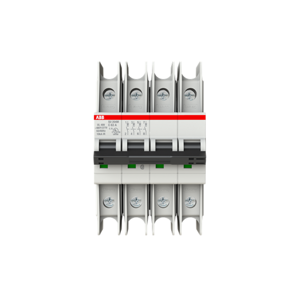 SU204M-C63 Miniature Circuit Breaker - 4P - C - 63 A image 3