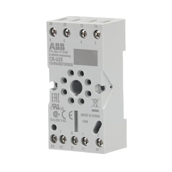 CR-U2SM Socket small for 2c/o CR-U relay image 5