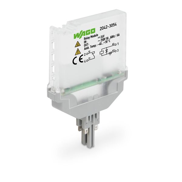 Relay module Nominal input voltage: 24 VDC 1 break contact image 1