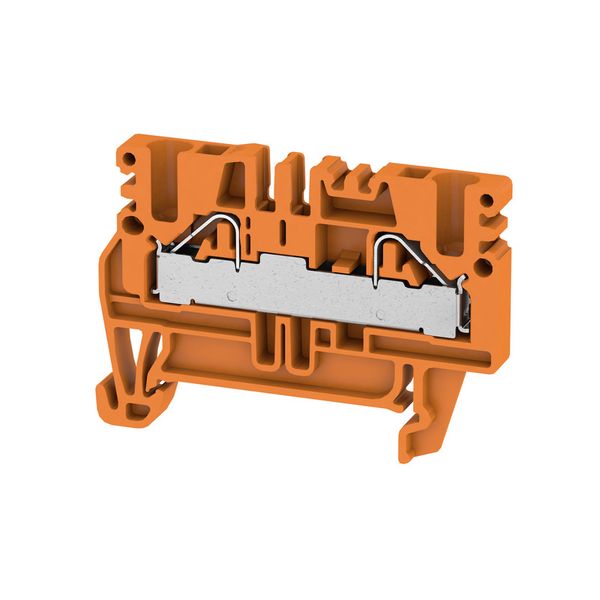 Feed-through terminal block, PUSH IN, 4 mm², 800 V, 32 A, Number of co image 1