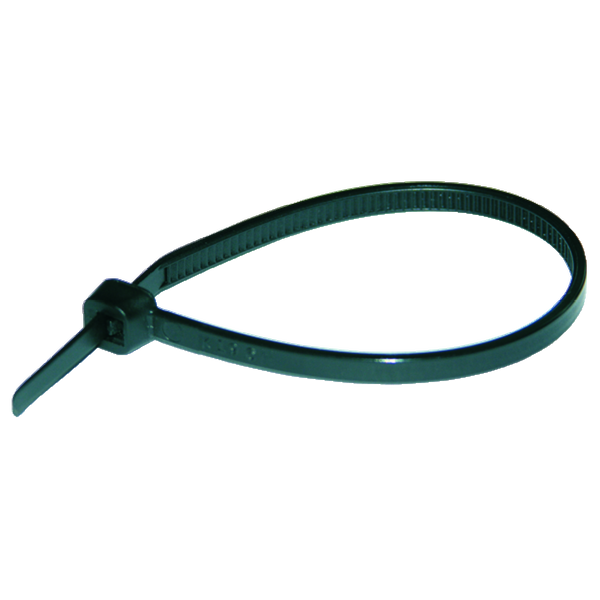 Black UV-resistant cable tie 96x2.5 mm image 1