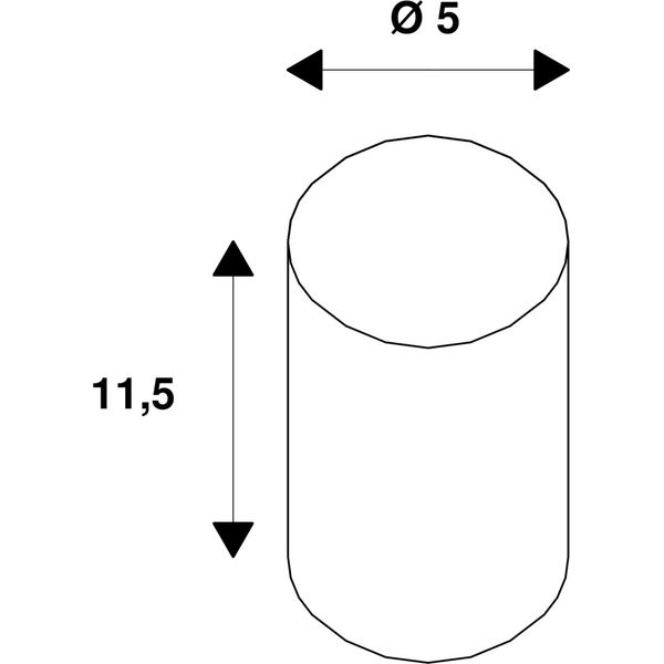 WALL BRACKET, for TENSEO, long, white, 2 pieces image 3