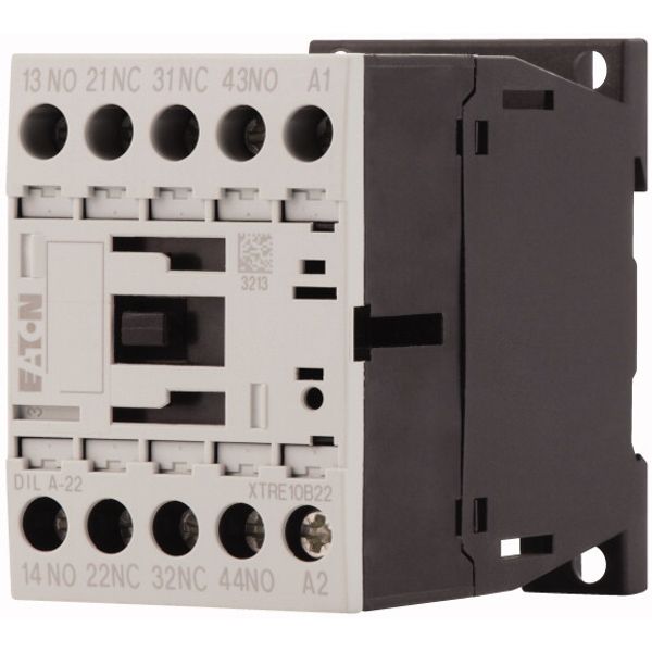 Contactor relay, 24 V 60 Hz, 2 N/O, 2 NC, Screw terminals, AC operation image 3