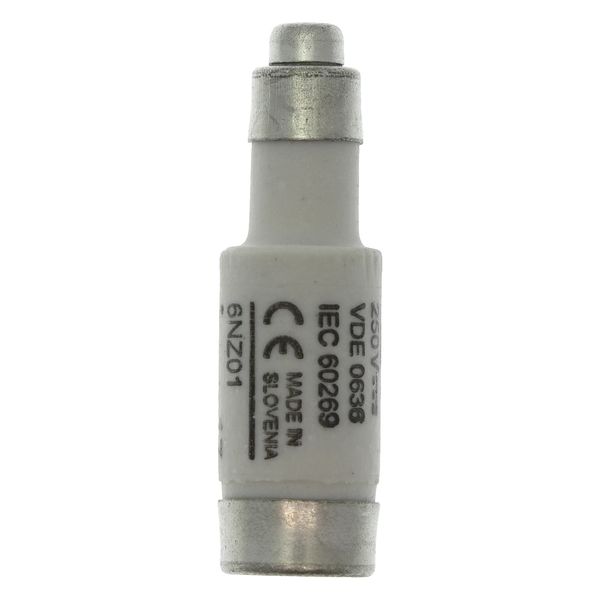 Fuse-link, LV, 6 A, AC 400 V, D01, gL/gG, IEC, time-delay image 7