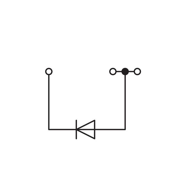 Component terminal block 3-conductor with diode 1N5408 gray image 4